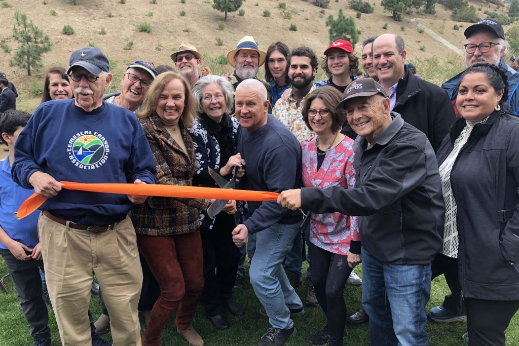 George Wolfberg Park at Potrero Canyon grand opening event, at Potrero Canyon, Cindy Miscikowski and Mike Bonin